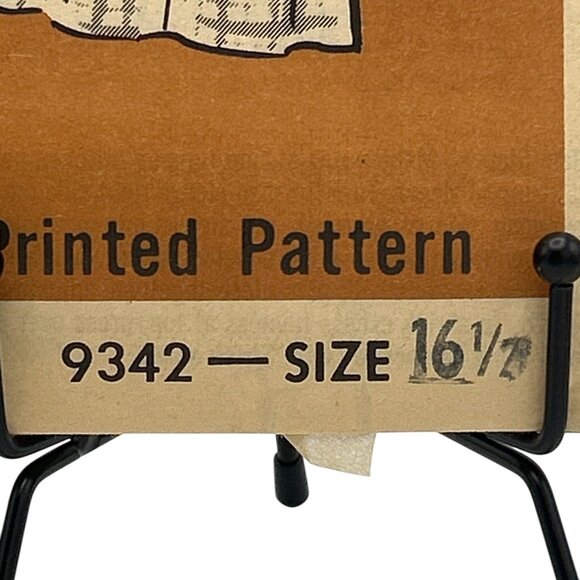 The Workbasket 1950s Sewing Pattern Size 16 1/2 Misses Dress Sleeveless Belted - Picture 2 of 3